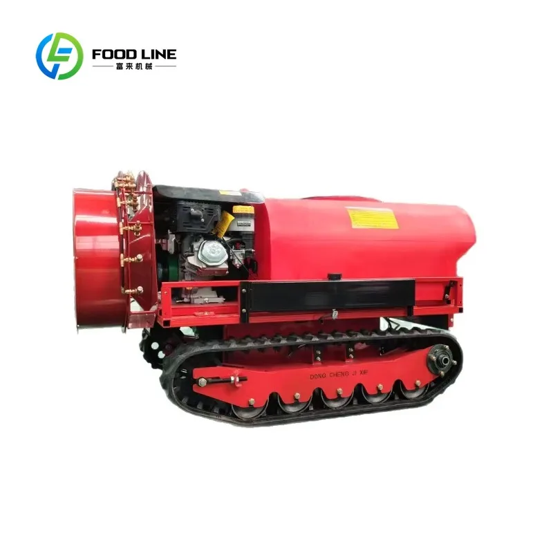Customized Wind Driven Remote Control Agriculture Crawler Type Self-Propelled High Pressure Sprayer for Farms Orchards
