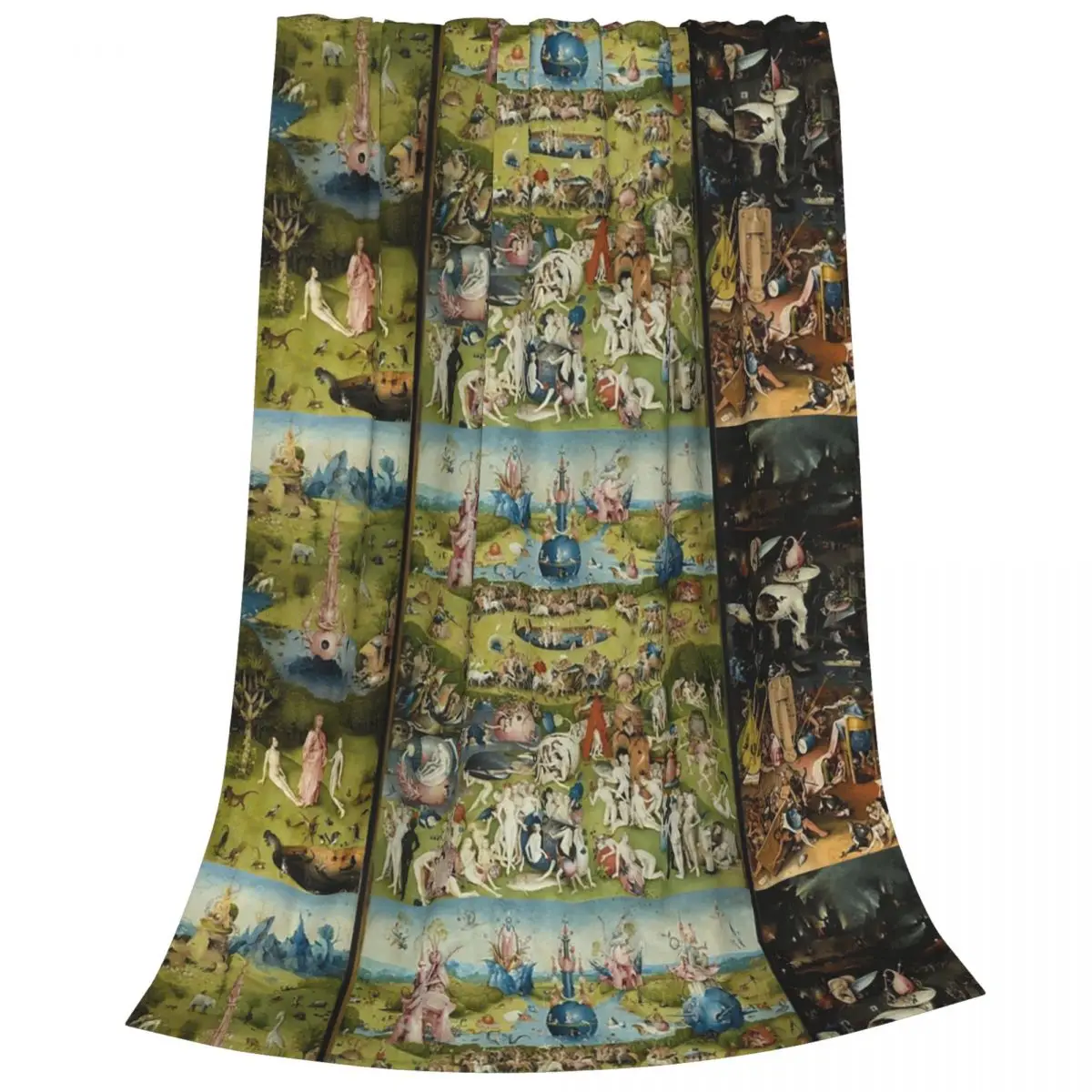 The Garden Of Earthly Delights - Hieronymus Bosc Blankets Fleece Breathable Sofa Throw Blankets For Couch Throws Bedspread Quilt