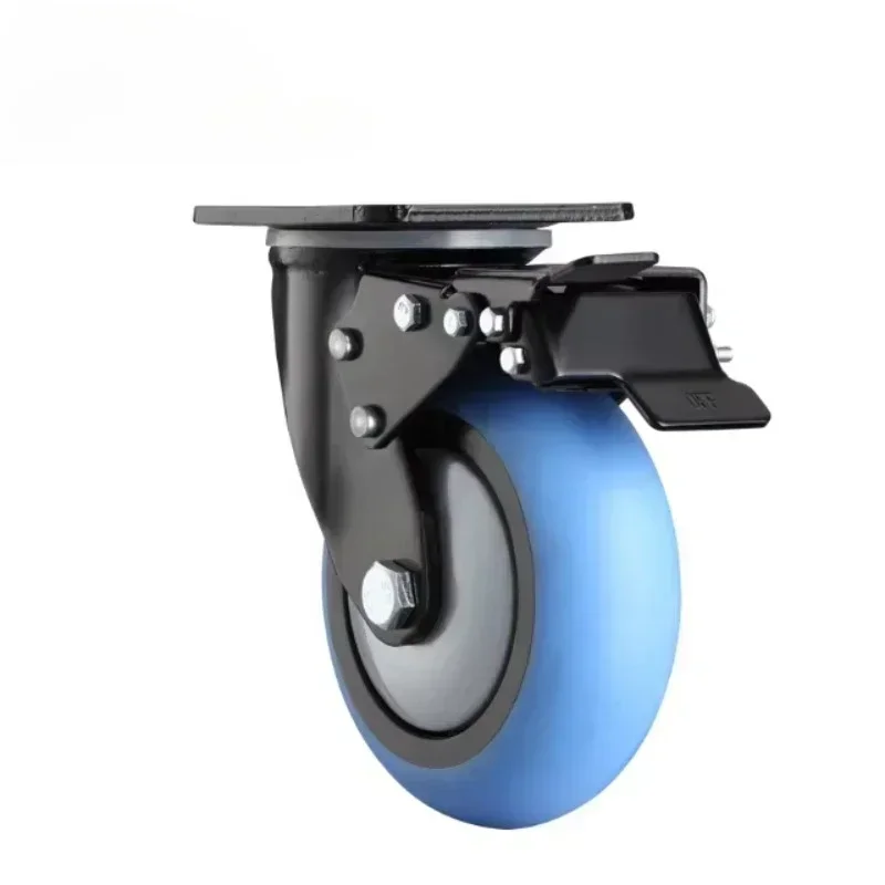 

4 inch heavy duty silence TPR caster wheel with top brake