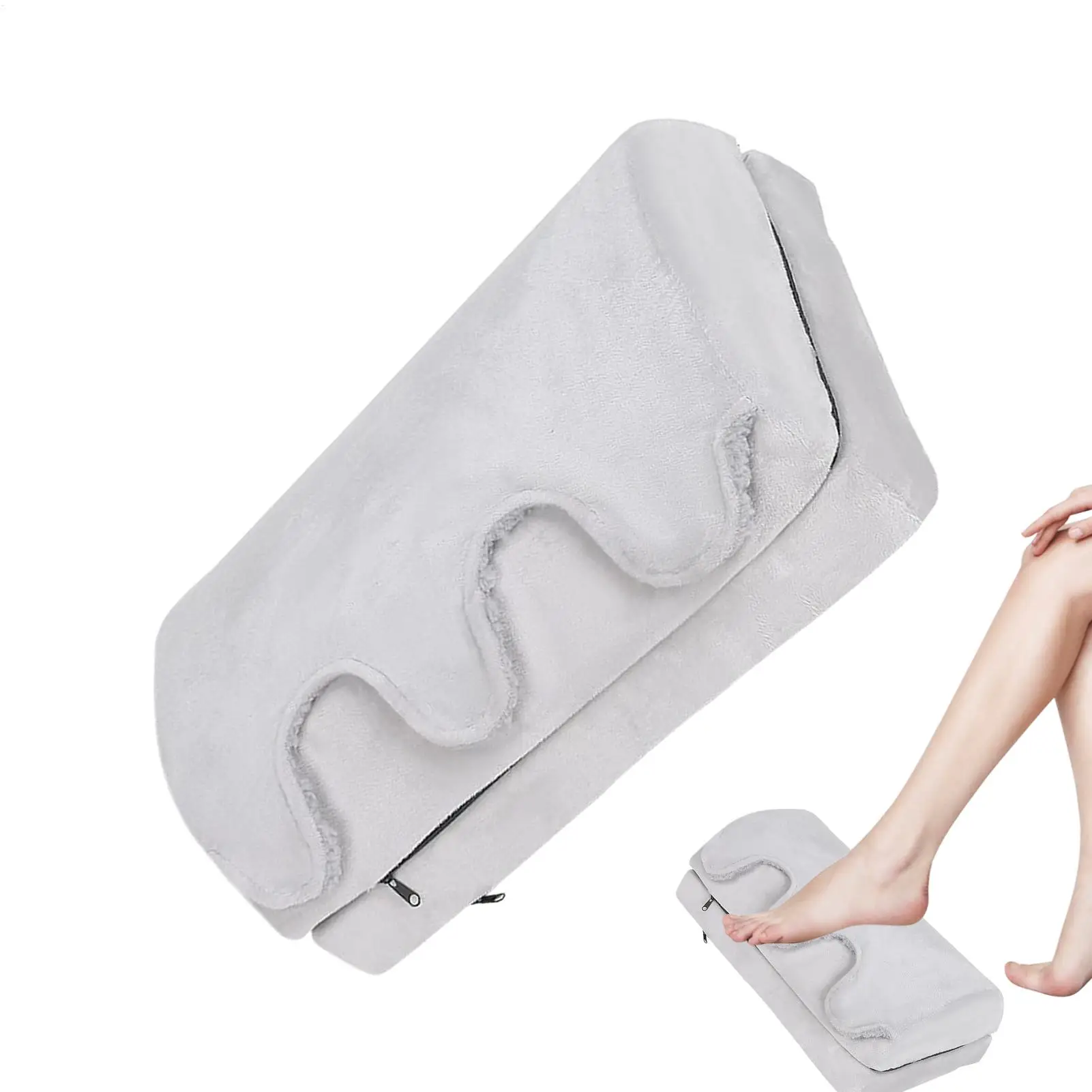 

Подставка для ног для стола, регулируемая высота, опоры для ног, подушка, стол, табурет для ног с теплым карманом для гостиной, кровати, кабинета, кухни