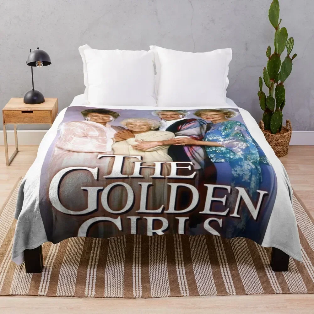 

The Golden Girls Throw Blanket Machine Washable Soft Warm Blanket
