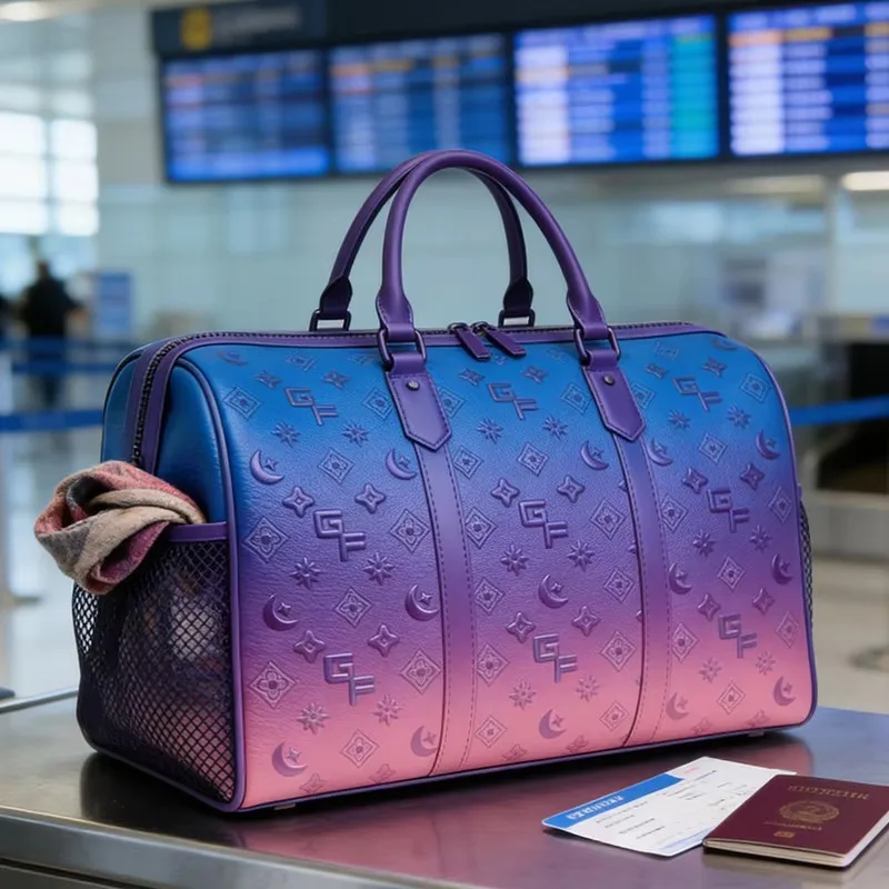 Customize Your Logo Travel Bag High-quality PU Material Large Capacity Lightweight Adjustable Multi-bag