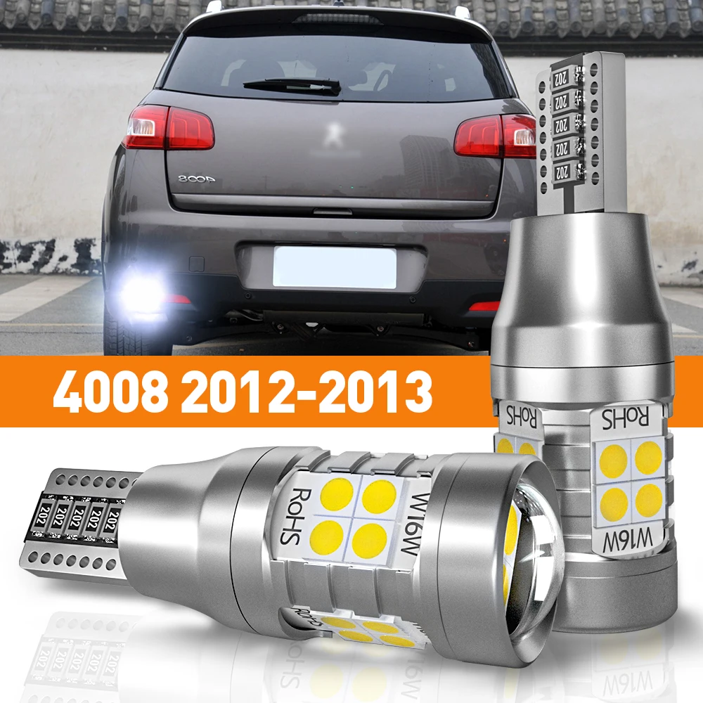 

2pcs LED Reverse Light For Peugeot 4008 2012 2013 Accessories Canbus Lamp