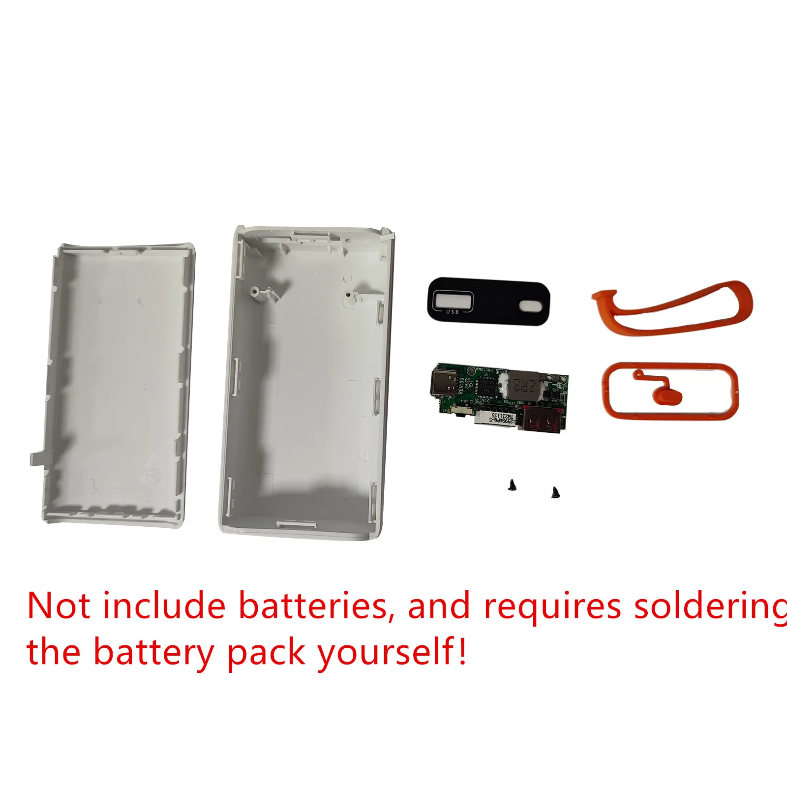 5V 2 Slot 21700 PD Type C Fast Charging Case For SmartPhone Battery Storage Box Welded Case DIY Power Bank Charger Shell view 5