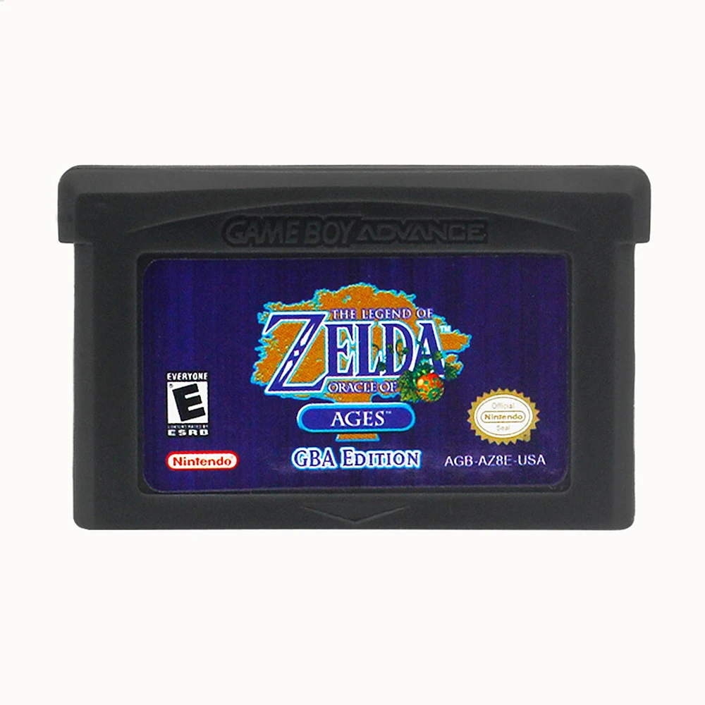 GBA Game Zelda Series 32-Bit-Videospiel-Cartridge-Konsole, Speicherkarte, Minish-Kappe, vier Schwerter für GBASP NDSL, USA-Version