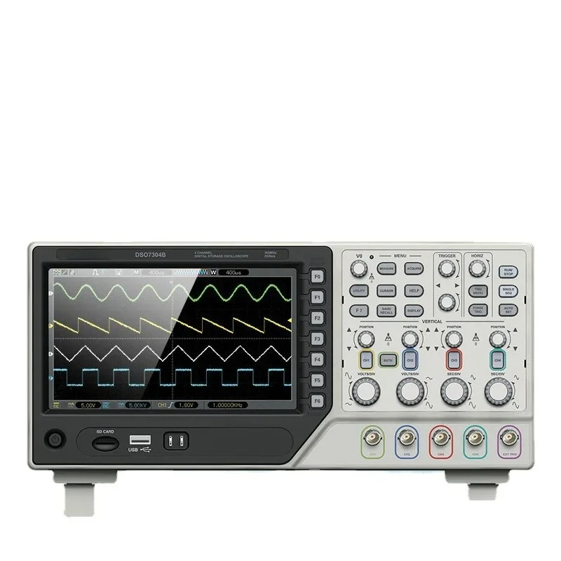 

Двухканальный цифровой USB-осциллограф с цветным дисплеем, портативный генератор логических сигналов 2Gsa/s, 100 МГц, 32 К