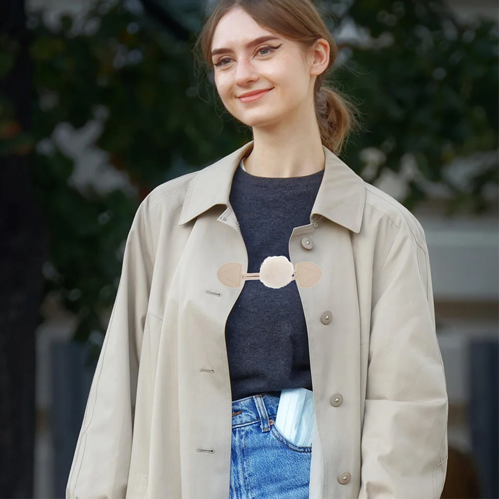 

4pcs Coat Buttons Metal Flat Toggle For Coats Sew-On Closure Replacement Sweater Jacket Buttons For Sweaters Accessories