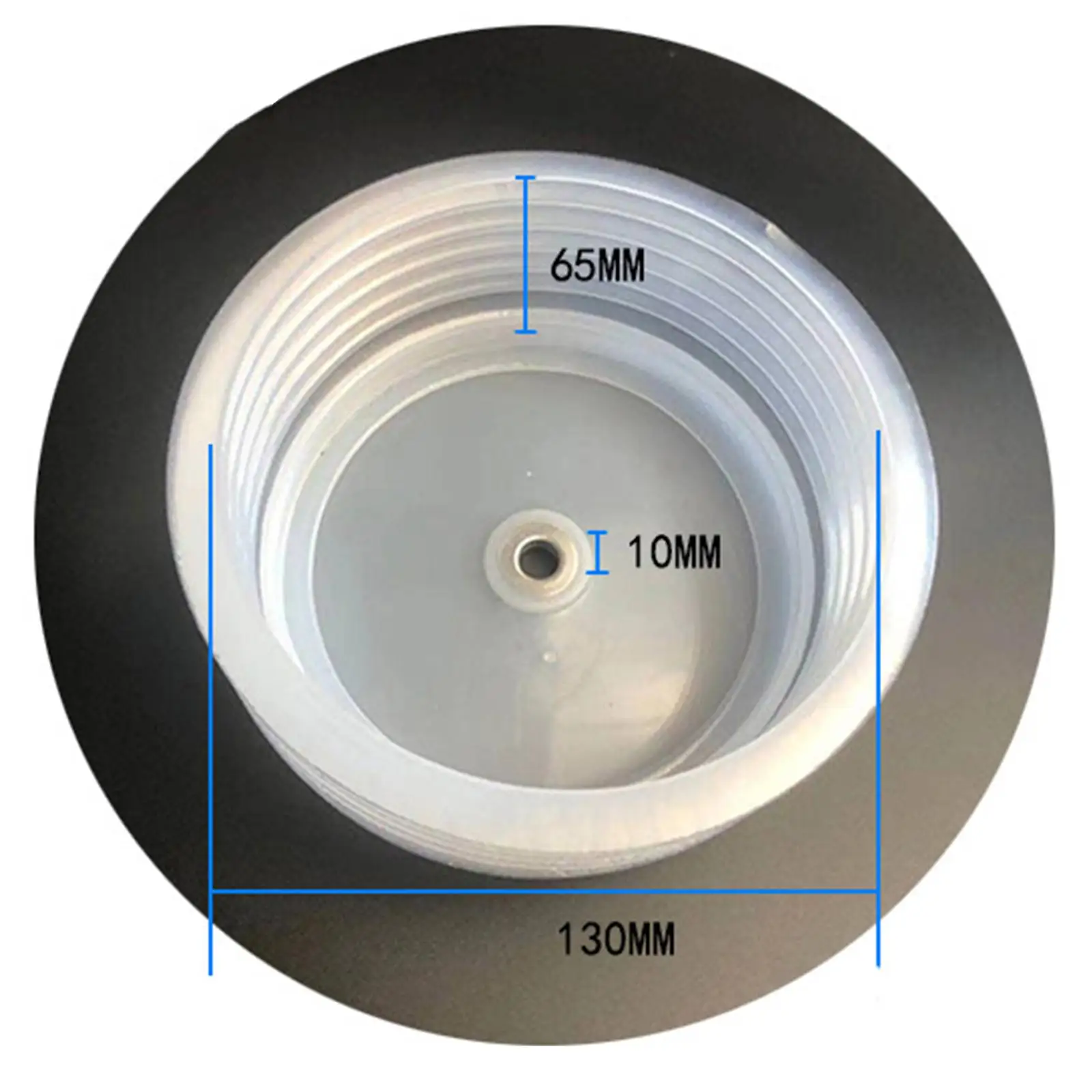 Hammer Drill Hole Opener Dust Bowl with Rubber Seal for Ceiling Drywall Gypsum Board Electric Drill Dust Collector Accessory