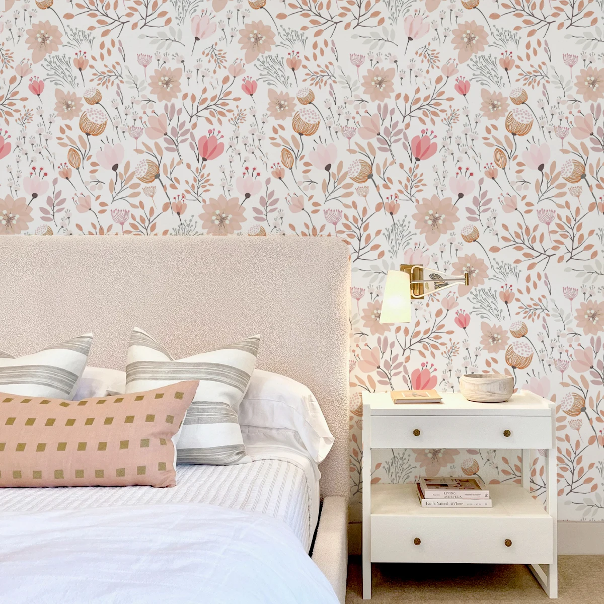 Boho Różowe Kwiaty Ciepłe Eleg – Home Textiles Perth recenzja i cena