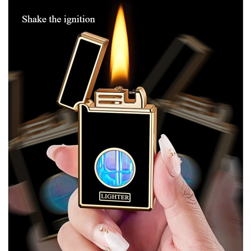 

Умная зажигалка с датчиком силы тяжести и металлический газовый воспламенитель, аксессуары для курения, гаджеты для мужчин