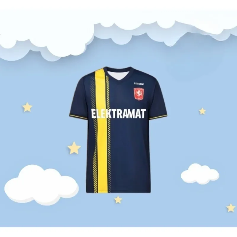 

Men's Football Shirts, Children's Sports Shirts FC Twente Training Football Shirts, Round-neck Quick-drying Sports Unisex Shirt