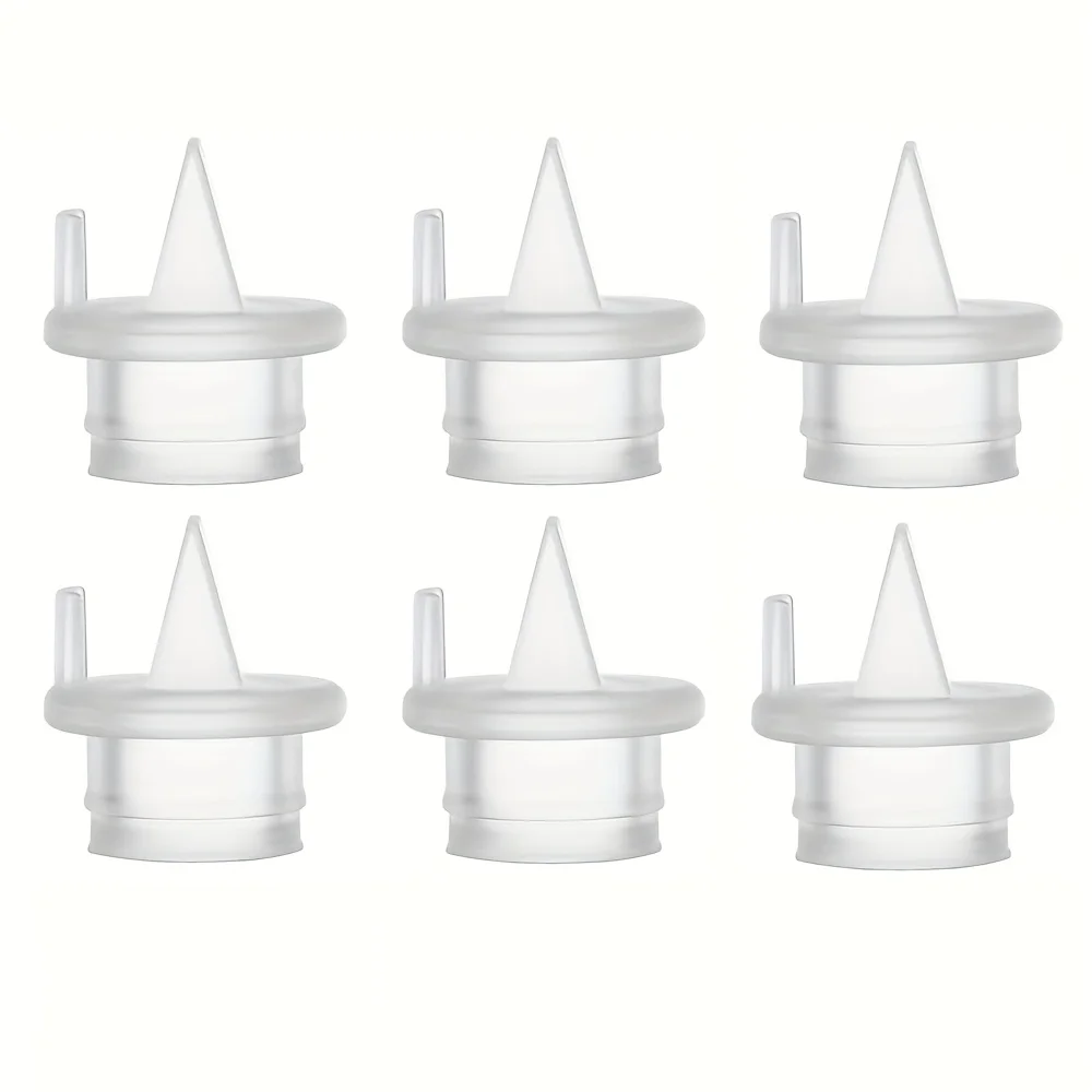 6Pcs Silicone Breast Pump Duckbill Valve - Compatible with Zomee Z1/Z2/BabyBuddha/NCVI 8782/8780/Motif Twist Breast Pumps