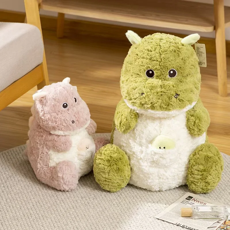 Jouet en peluche dinosaure mignon pour bébé, oreiller de lit animal confortable pour dormir, cadeau pour garçon