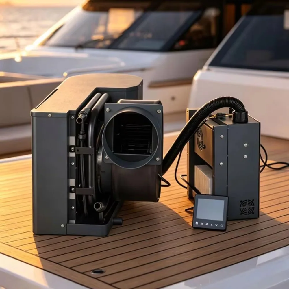 12V Dc Marine Air Conditioner Low Noise Portable Yacht Air Conditioner For Cabin