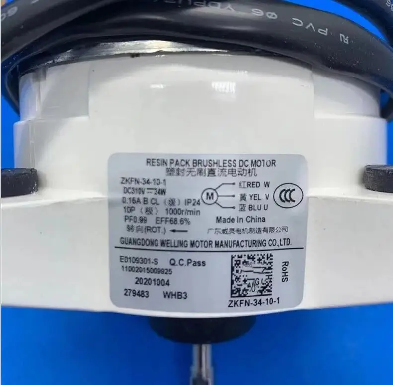 new good working for  control air conditioner motor ZKFN-34-10-1 ZKFN-40-8-1L air conditioner motor part