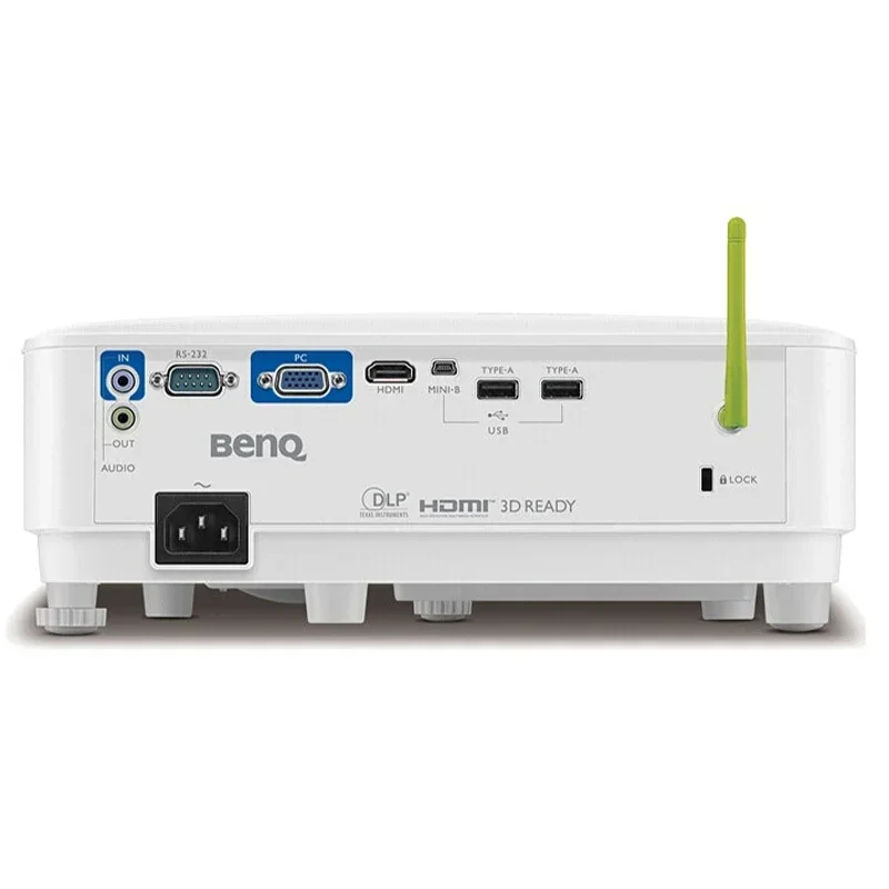 جهاز عرض BenQ E520 ثلاثي الأبعاد DLP 3600 لومن أجهزة عرض ذكية تسليط الضوء على مكتب مؤتمر شاشة منزلية جهاز عرض benq عالي الوضوح