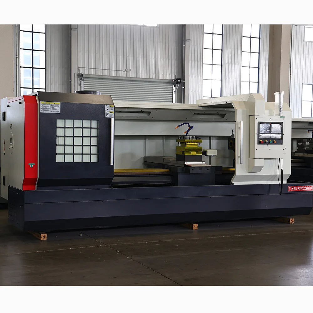 High Speed Horizontal Flat Bed CNC Lathe with Stable Performance and Long Service Life