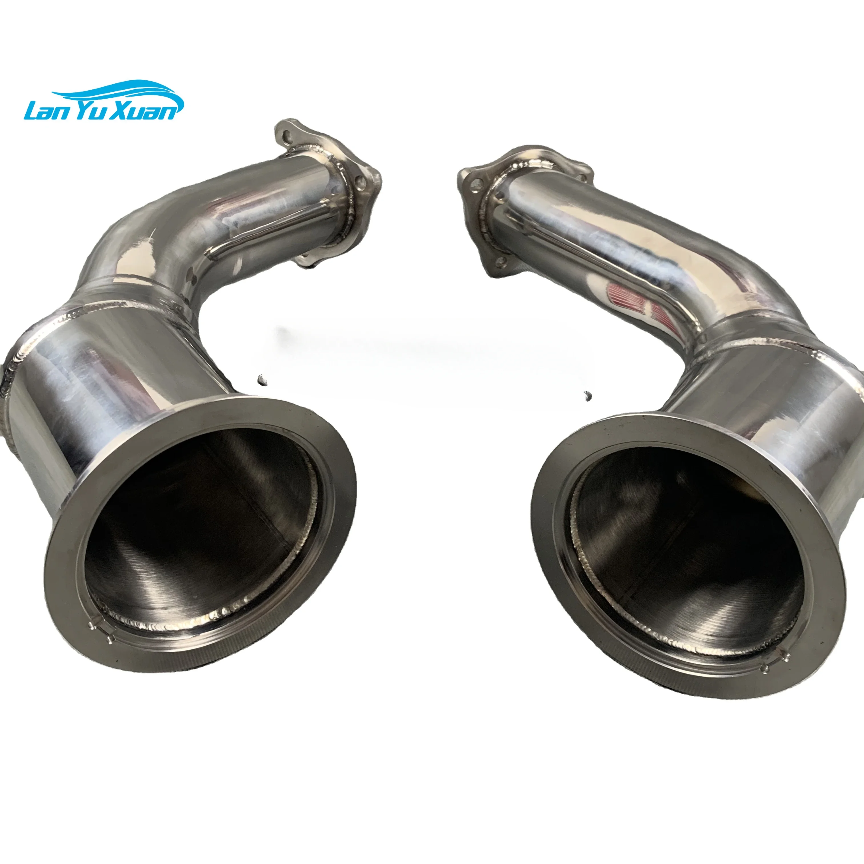 

RS5 B9 RS4 exhaust catless downpipe RS5 B9 RS4 custom downpipes for RS4 RS5 SS304 exhaust pipes