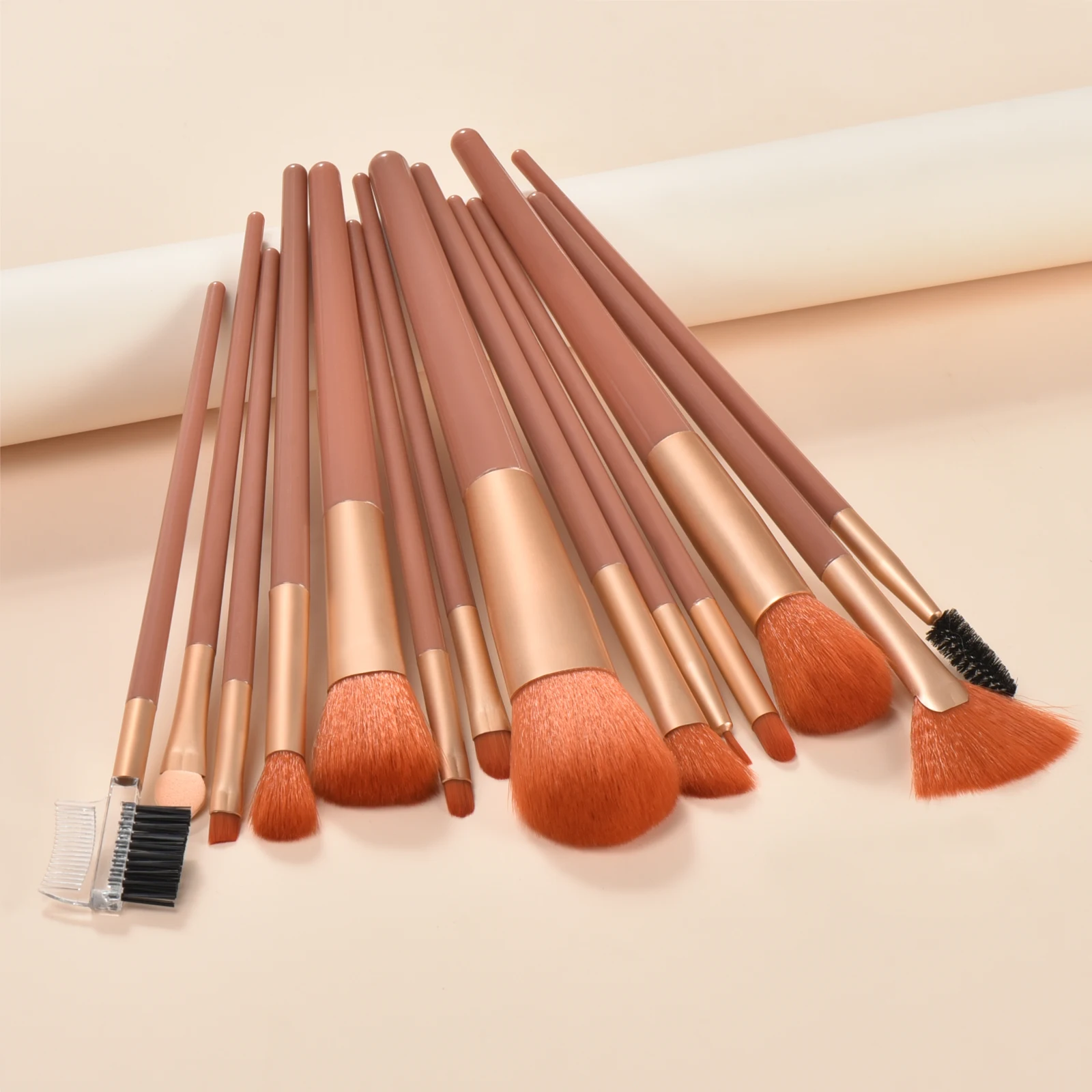 

KOSMETYKI 14 Makeup brush Quality Synthetic foundation brush Loose Powder Eyeshadow Eyeliner brush Professional makeup tools