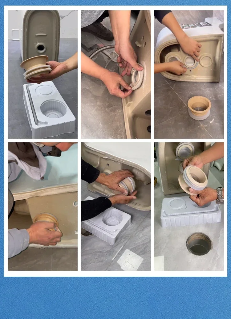 Toilet flange ring, seal ring, deodorization, thickened sewer accessories, toilet seat, leakproof universal rubber ring