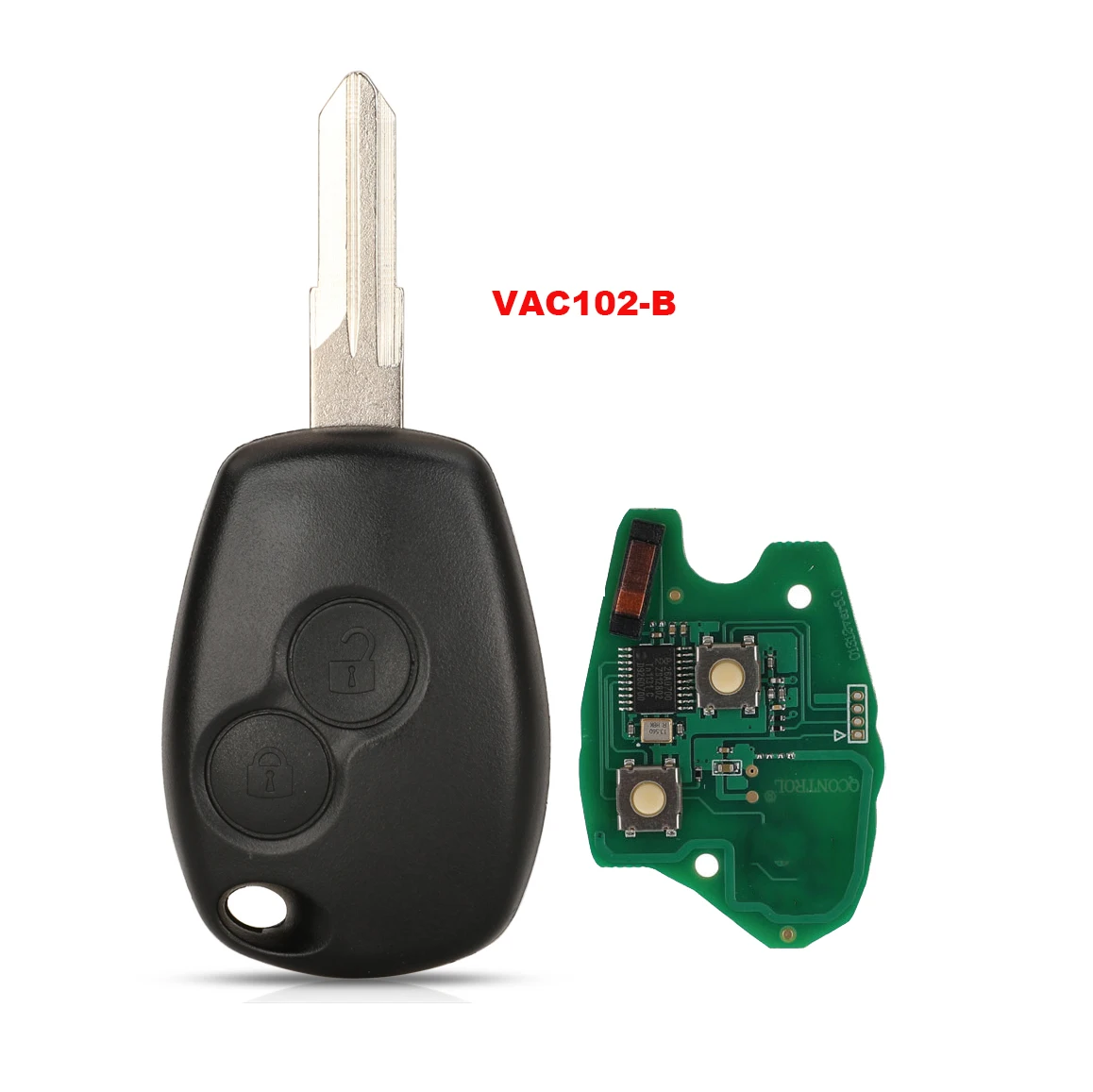 Jingyuqin 2 Tasten Remote Key Für Renault Duster Modus Clio 3 Twingo DACIA Logan Sandero Kangoo 433 MHz PCF7947/7946/4A Chip