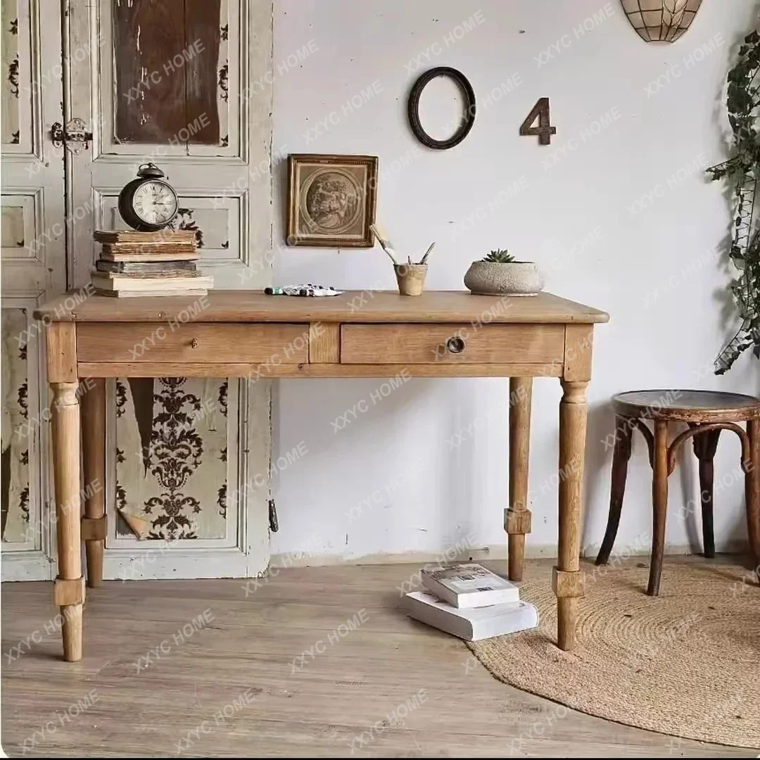 

vintage writing desk computer office coffee farm shooting display storage table