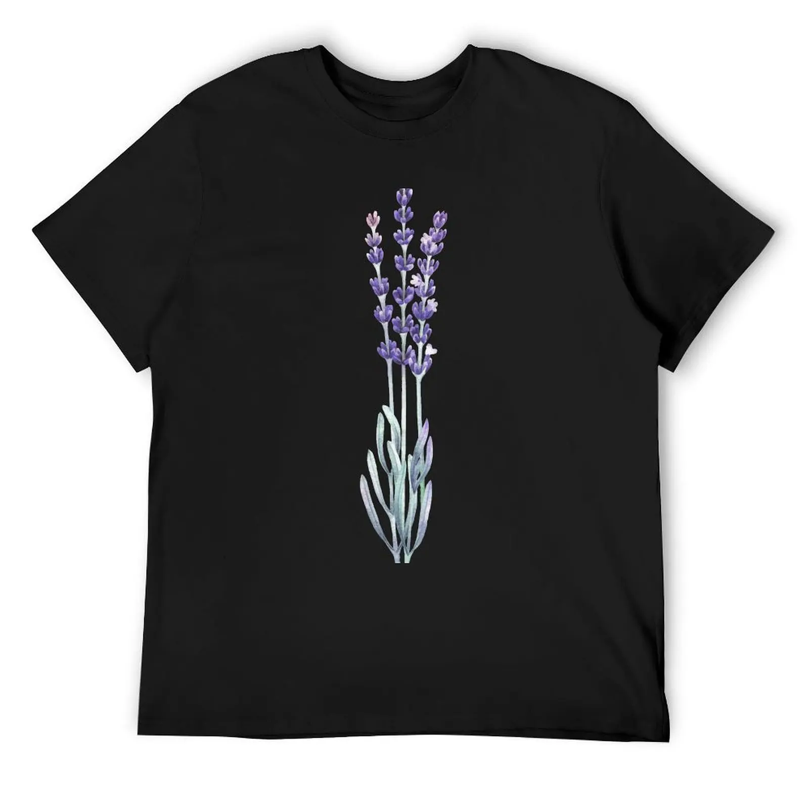 

Watercolor lavender T-Shirt oversized graphic tee T-shirts oversize for a boy plus size men clothing