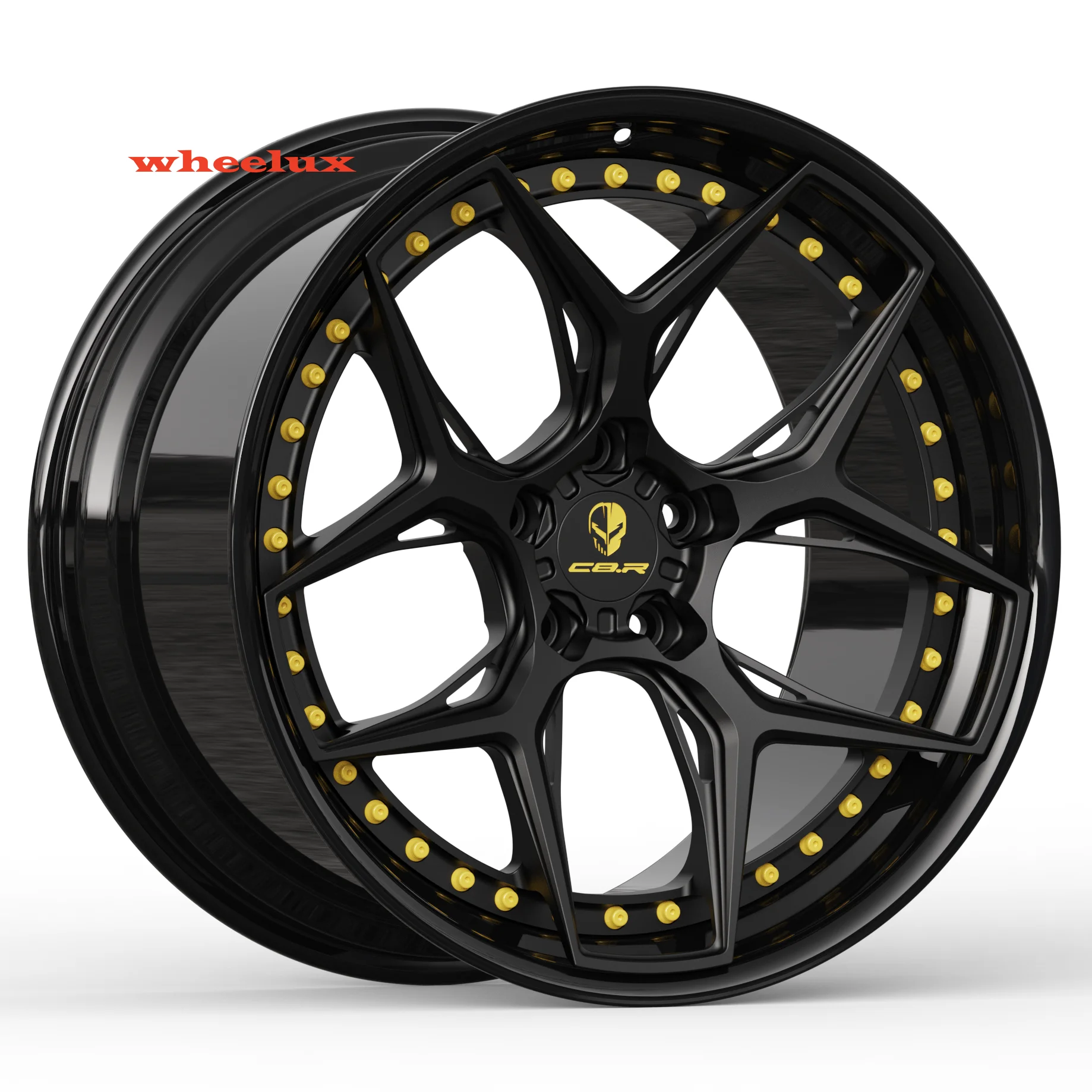 Custom High Quality 5x120 19 20 21 Inch Forged Car Alloy Aluminum Hollow Hub Wheel Rim   For Corvette C8 C7 ZR1 Z06 C6 C5 rims