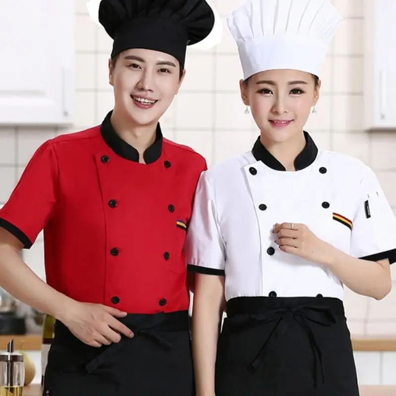 

72xe Women Men Men Chefs Классика Классические шеф -повара с традиционными пуговицами