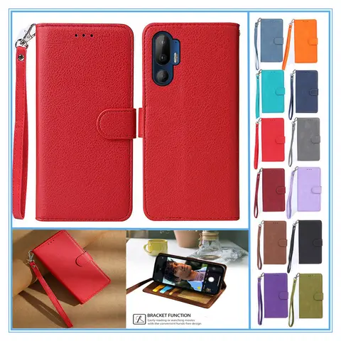 Wallet Flip Case For HTC U23 U24 Pro U12 U20 Plus Life U Play Ultra Desire 12 10 22 21 20 Pro Plus one X9 Phone Cover Funda Bags