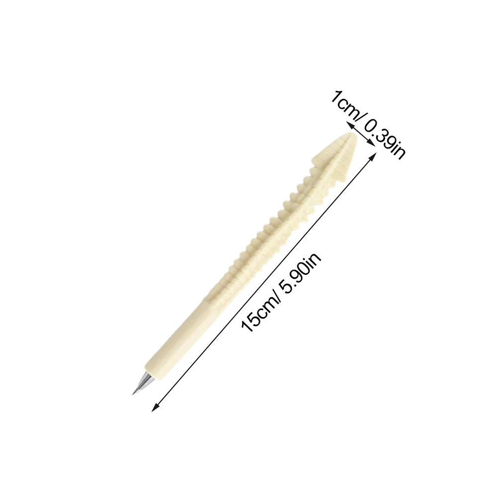 20 قطعة أقلام حبر جاف على شكل عظمة 0.7 مللي متر حبر أسود قضيب بلاستيكي صلب للأطباء والممرضات والطلاب