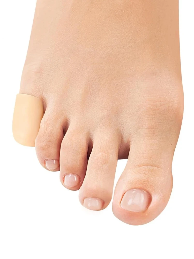 

2Pcs Silicone Big Toe Protector Foot Calluses Corns Blister Protective Pad Anti Friction Finger Protect Hallux Valgus Separator