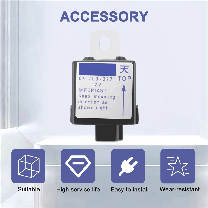 A11F-Excavator Relay Stop Solenoid Relay For Kubota 061700-3770 061700-3771 061700-3760