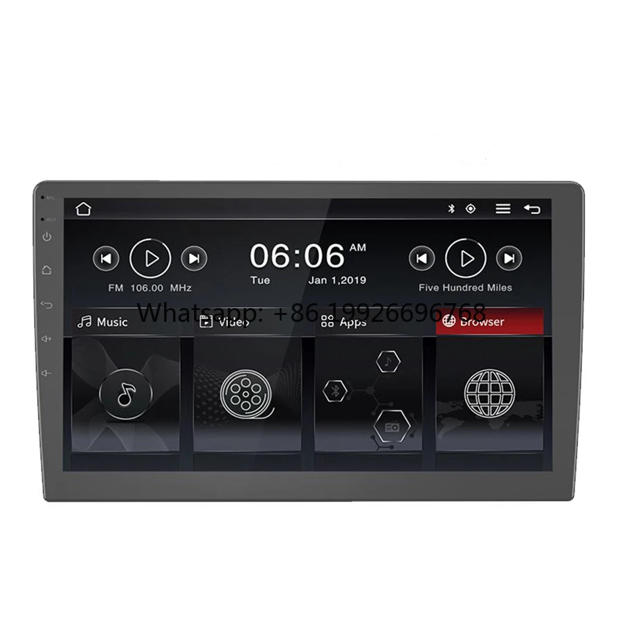

10.1 Inch Android Headrest Monitor Automotive Multimedia Support BT WIFI Mira-cast Air-play Mirror Link Player for Car