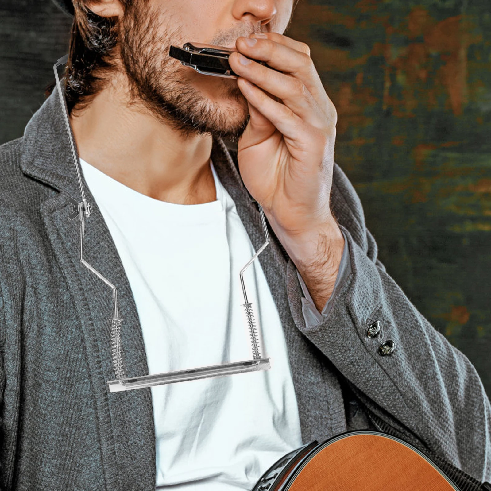 

10 Holes Wrist Harmonica Stand Baby Harmonicas for Beginner Holder Musical Instruments