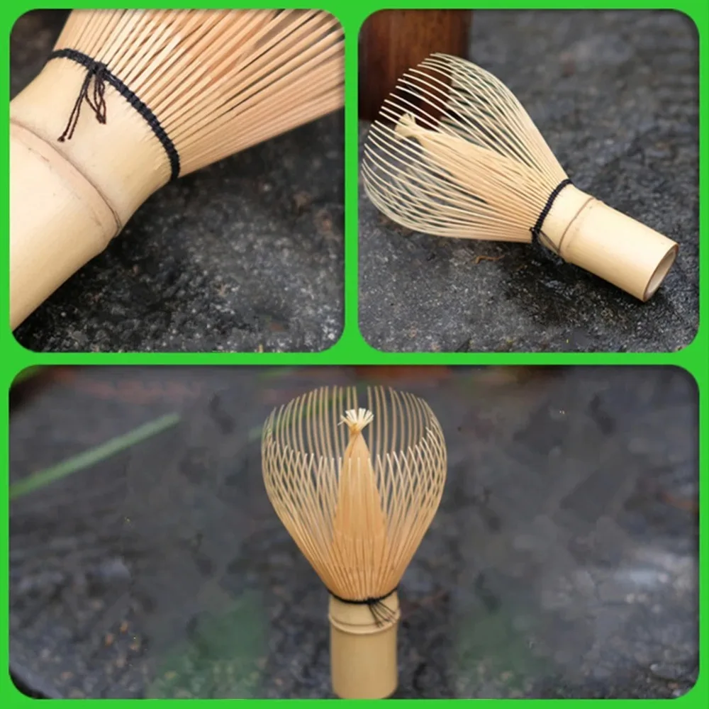 Traditional Bamboo Matcha Whisk Reusable Multifunctional Matcha Green Tea Powder Whisk Japanese Tea Set Matcha Brush Teaware