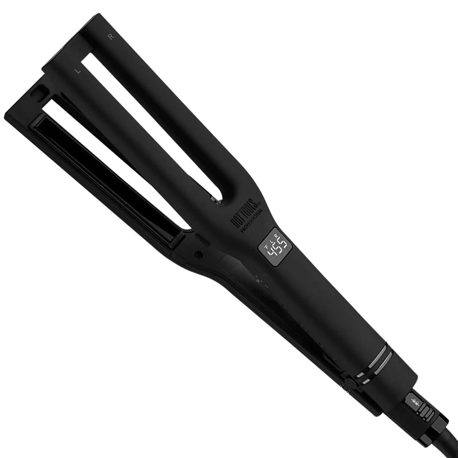 Dual-Plate Hair Straightener, Double Straight Design in Black and Gold, Faster Styling with Reduced Damage