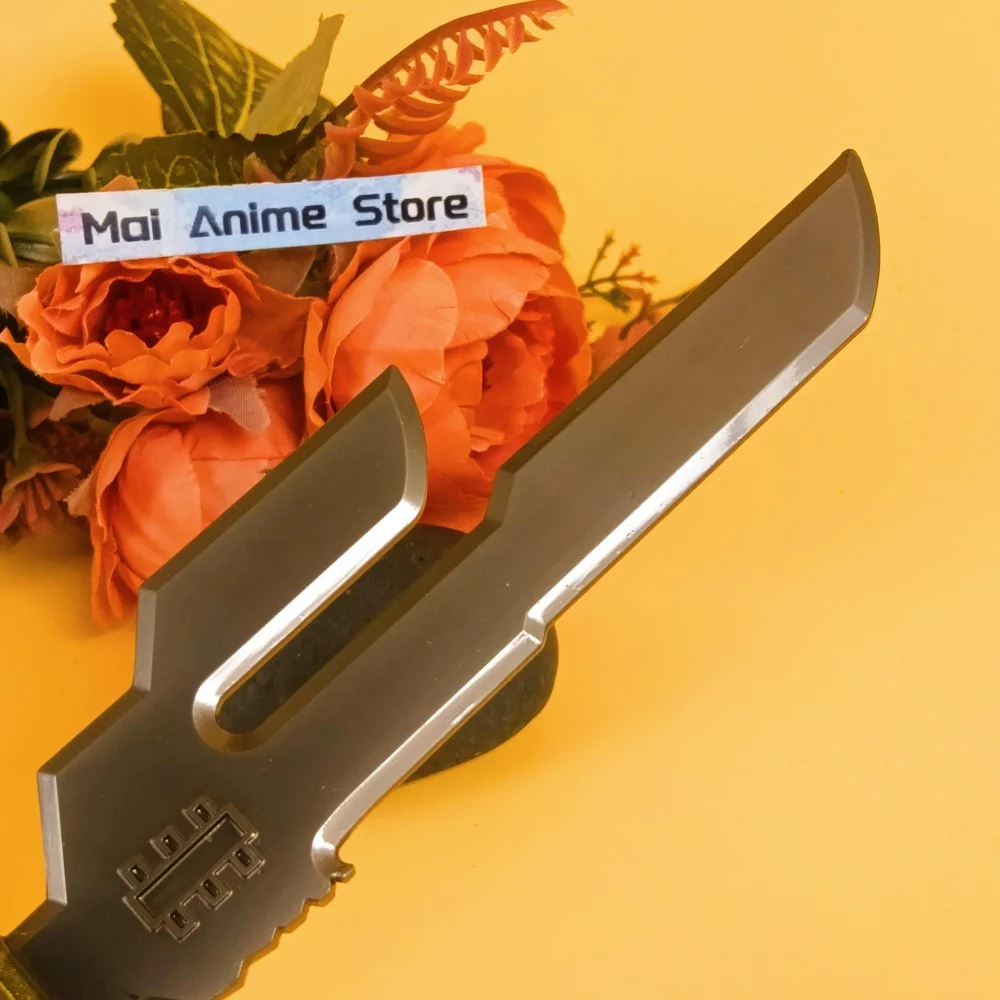 7.8인치 후시구로 토지 카타나 강철 검 애니메이션 주술회전 금속 검 닌자 칼 실제 크기 일본 카타나 무딘 장난감 선물