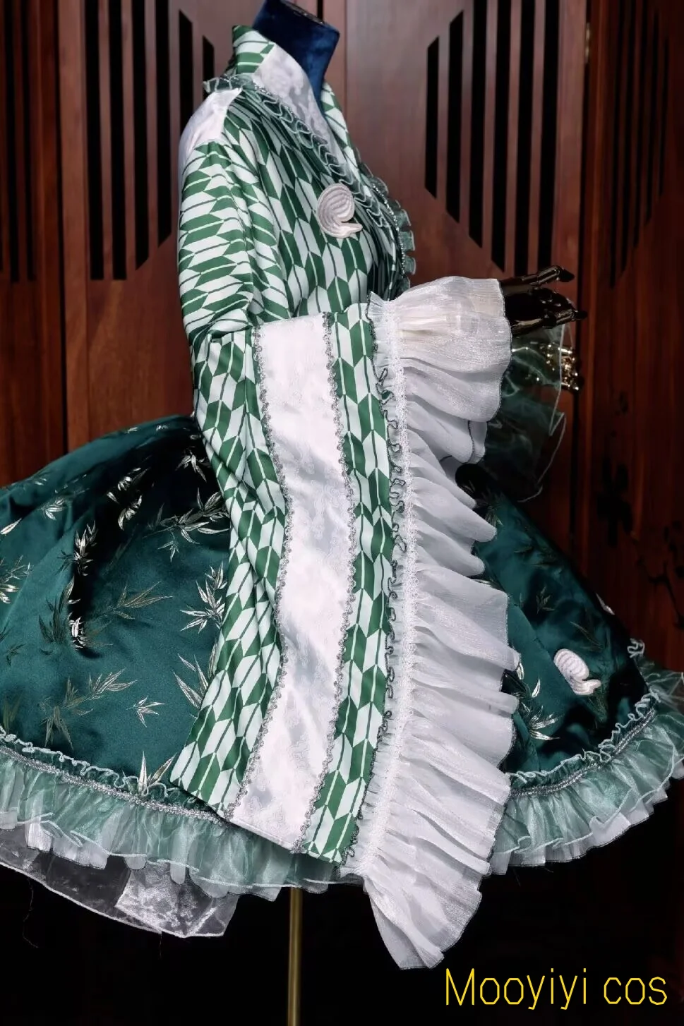 Disfraz de Mooyiyi Konpaku Youmu, disfraz de Halloween, Navidad, fiesta de juegos de rol, vestido cómico, nuevo proyecto Touhou personalizado