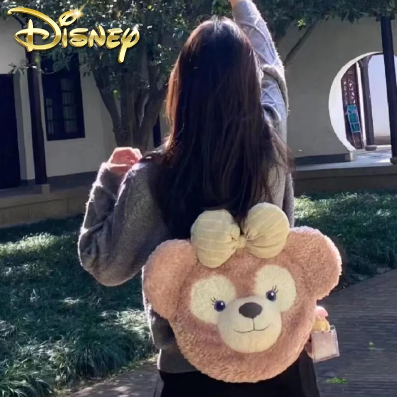 Cartoon Disney Duffy Bear Shelliemay Plush Large Capacity Shoulder Bag Leisure Portable Plushies Kawaii Handbag Birthday Gift