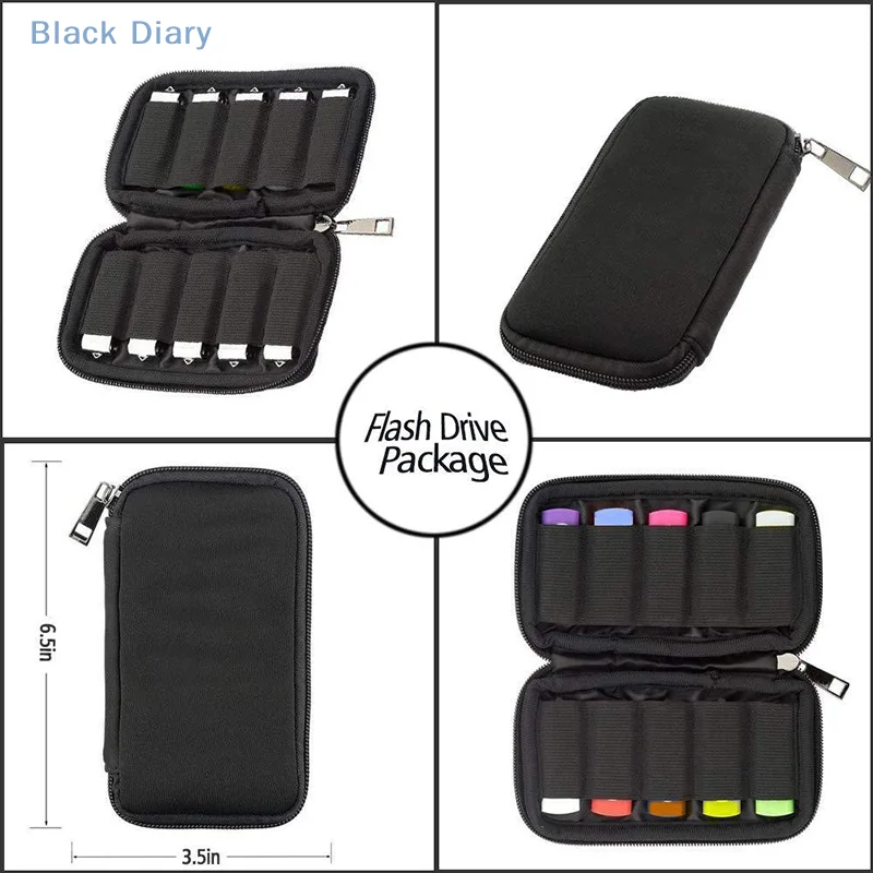 U Disk Storage Bag 20 Pieces Large-capacity Data Cable Headphone Storage Bag To Carry With You On Business Trips