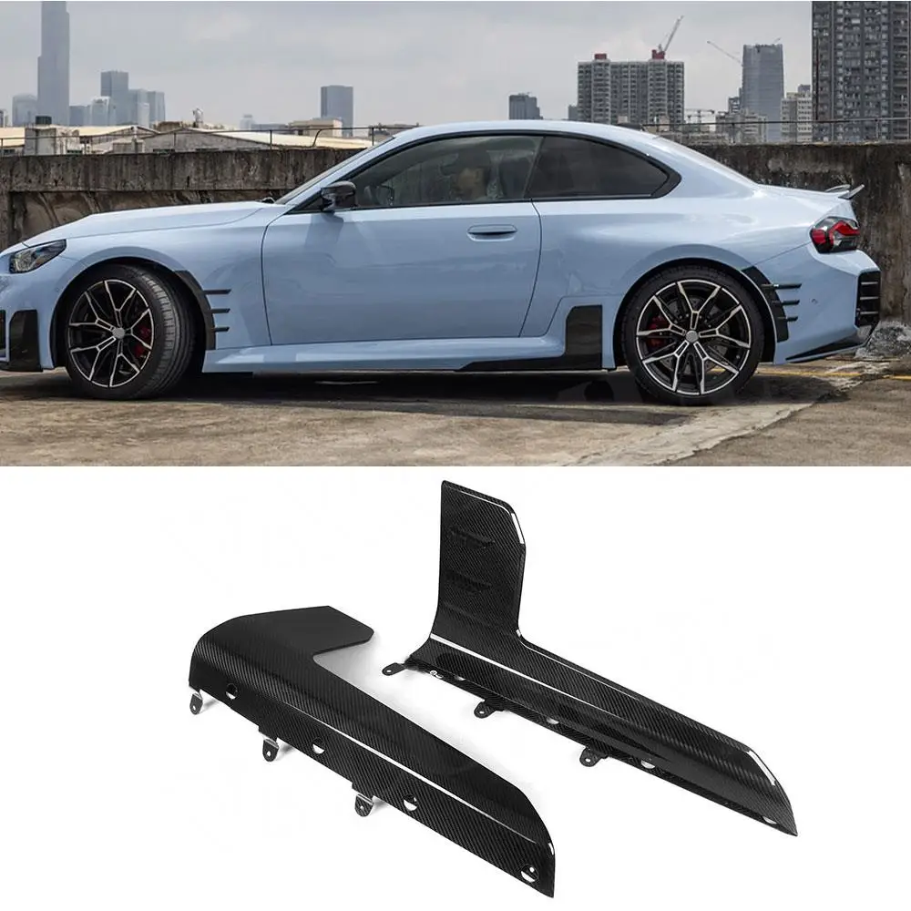 

VACOMUL Dry Carbon Fiber Side Bumper Flaps Apron For BMW 2 Series G87 M2 G87 2023+ 2 Door FRP Side Skirt Bumper Canard Protect