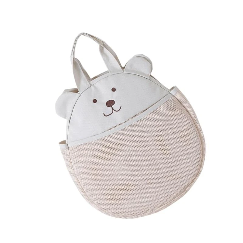 

J15U Mom Bag Diaper Bag Multifunctional Outdoor Travel Bag Breathable Hollow Out Storage Bag Soft Mesh Handbag