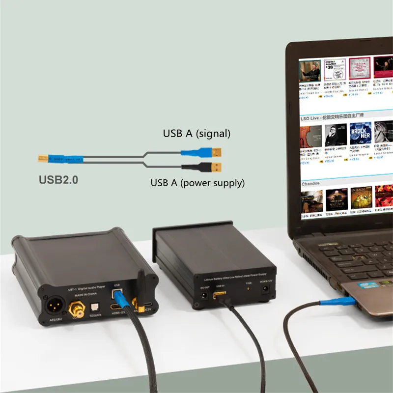 Imagem -02 - Suqiya-lhy Audio-regulador Linear de Baixo Ruído Baixo Ruído Potência de Alta Precisão Alimentado por Bateria Usb 5v 1.5a Lt3042