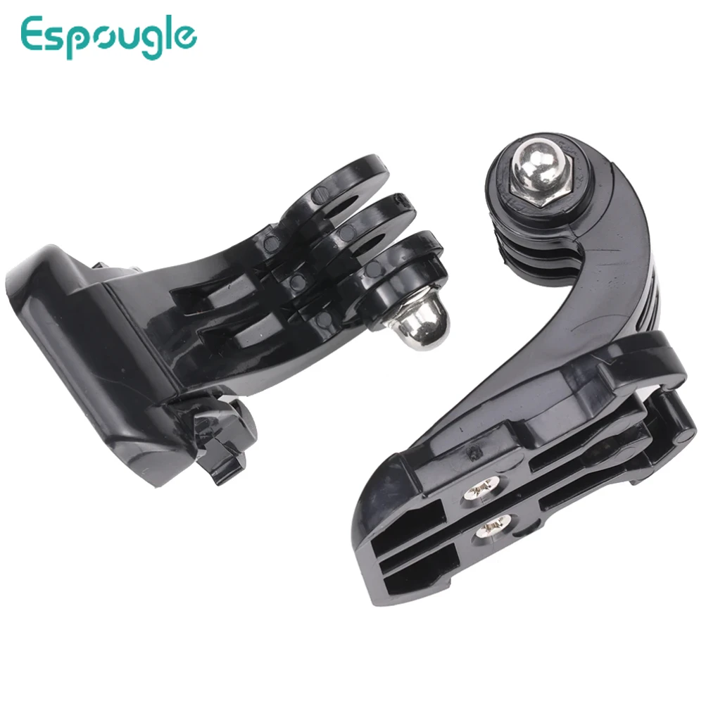 300pcs J Hook Buckle Surface Mount Vertical Adapter for GoPro Hero 6 5 4 3 Yi SJCAM SJ4000 Action Camera Accessories