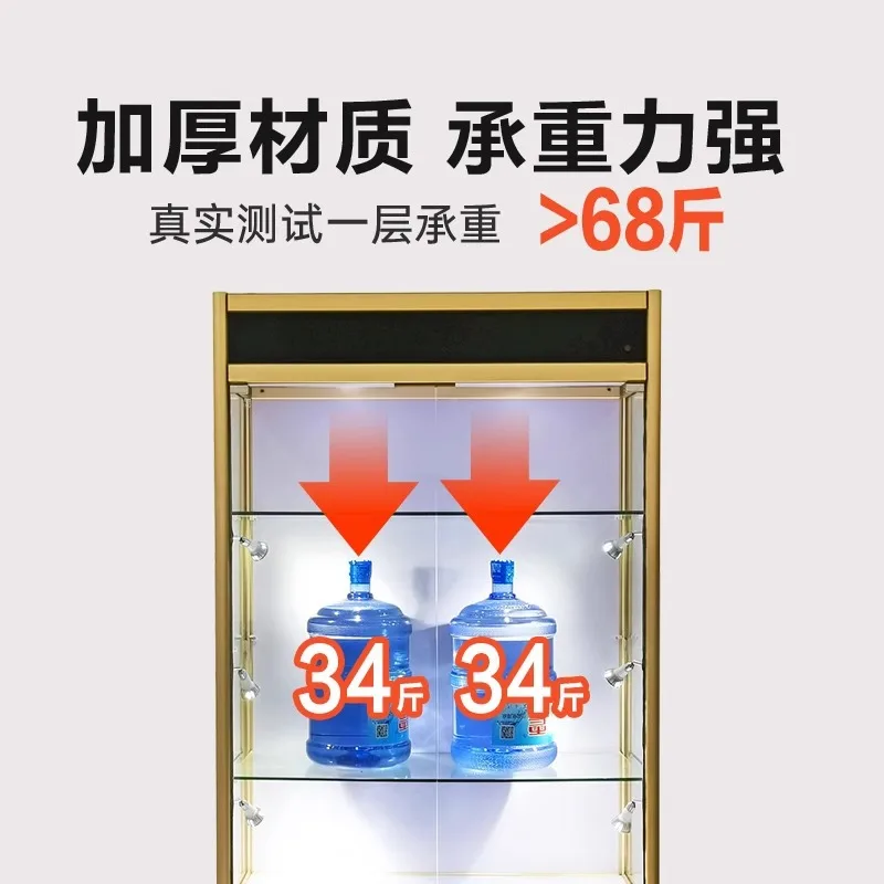 Glass Display Cabinet Sample Product Display Cabinet Jewelry Gift Display Stand