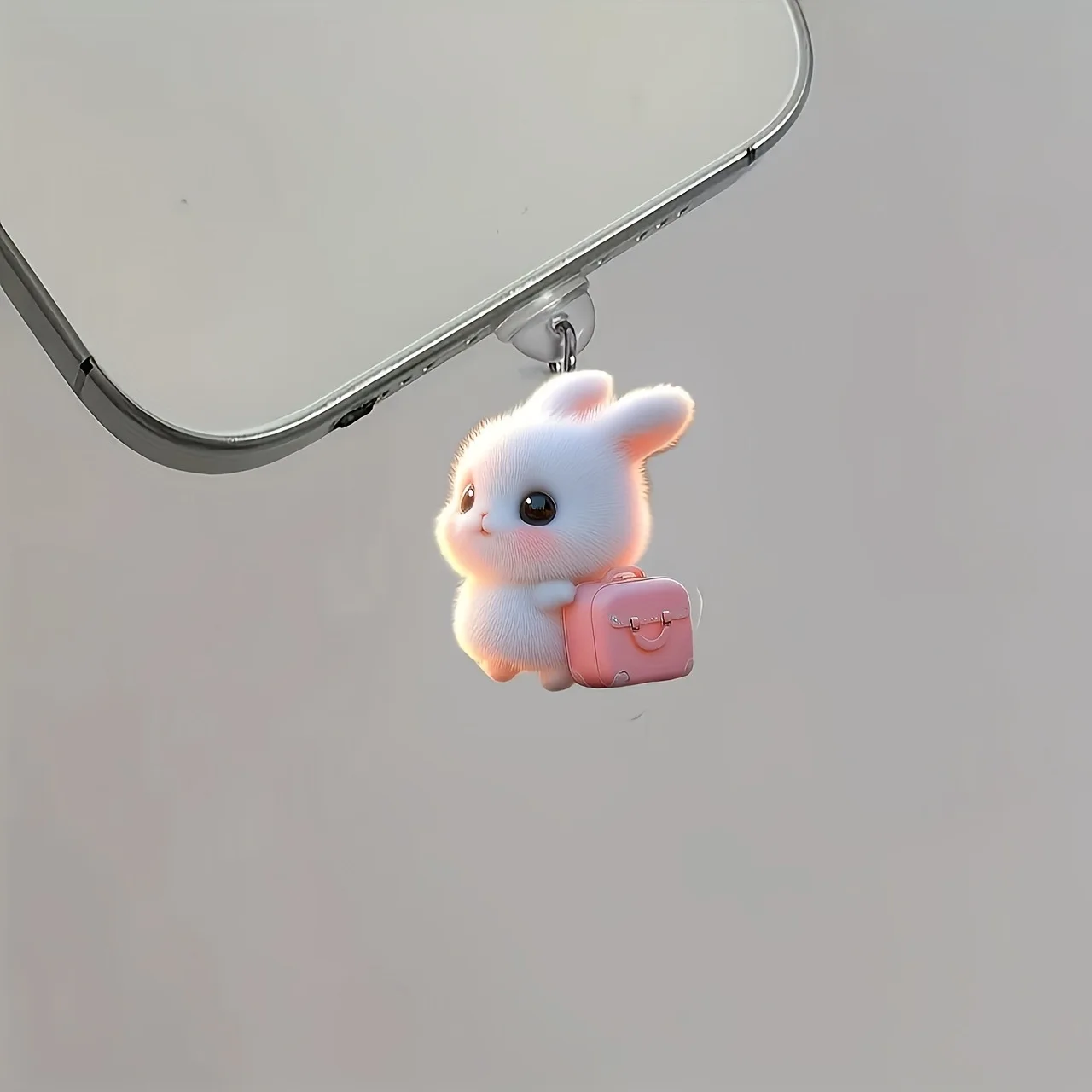 Cartoon Dust Plug Cartoon Acrylic Phone Dust Plug Rabbit Phone Dust Plug Cute For Everyday Carry Iphone Gifts