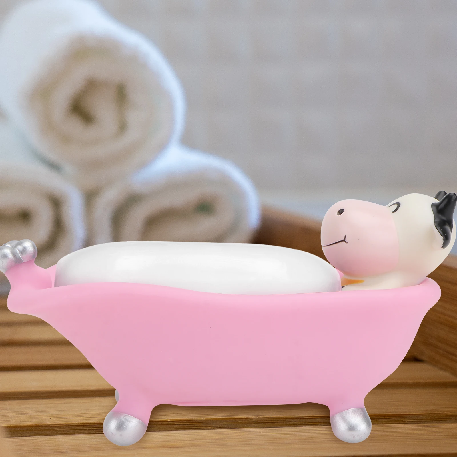 

1Pcs Cartoon Bathtub Soap Box High Quality Material Sturdy Wear Resistant Practical Bathroom Accessory Soap Box
