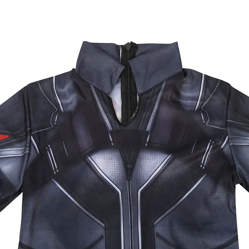 زي الأرملة السوداء للفتيات لعيد الميلاد ناتاشا رومانوف بدلة خارقة للأطفال بحزام حفلة الهالوين للأطفال