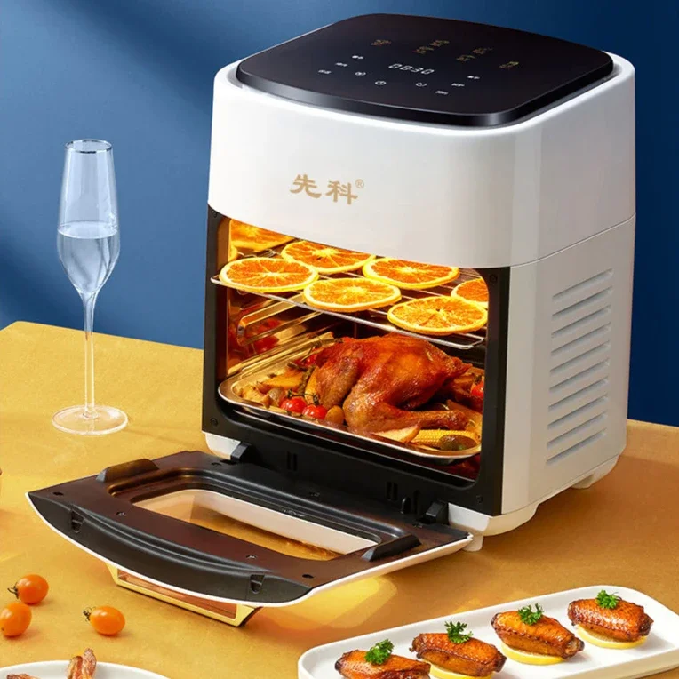 Air Fryer Household Smart Multi-layer Appointment Large Capacity Oil-Free French Fries Egg Tart Fryer Oven All-in-One Machine